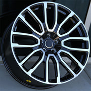 Land Rover Wheels L005 22x9.5 5x120 Black Machined fit Range Rover Sport SVR HSE Autobiography Discovery