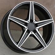 Mercedes Benz Wheels MB09 18x8 5x112 Dark Graphite Machined fit A Class B Class C Class 180 200 220 300 400