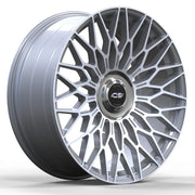 Chevy Wheels OS FF01 6x139.7 Flow Forged Silver Machined fit Silverado Tahoe Suburban