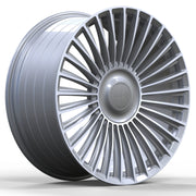 OS Wheels Ff02 Flow Forged Silver Machined