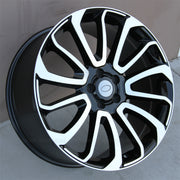 Land Rover Wheels 1195 22x9.5 5x120 Black Machined fit Range Rover Sport SVR HSE Autobiography Discovery