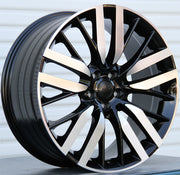Land Rover Wheels 1278 20x9.5 5x120 Black Machined fit Range Rover Sport SVR HSE Autobiography Discovery