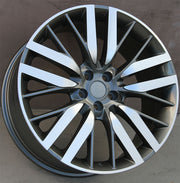 Land Rover Wheels 1278 20x9.5 5x120 Gunmetal Machined fit Range Rover Sport SVR HSE Autobiography Discovery
