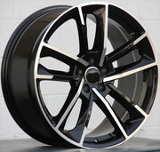 Audi Wheels 1329 21x9.5 5x112 Black Machined fit A5 S5 A6 S6 A7 A8 Q3 Q5 SQ5 Q7 Q8