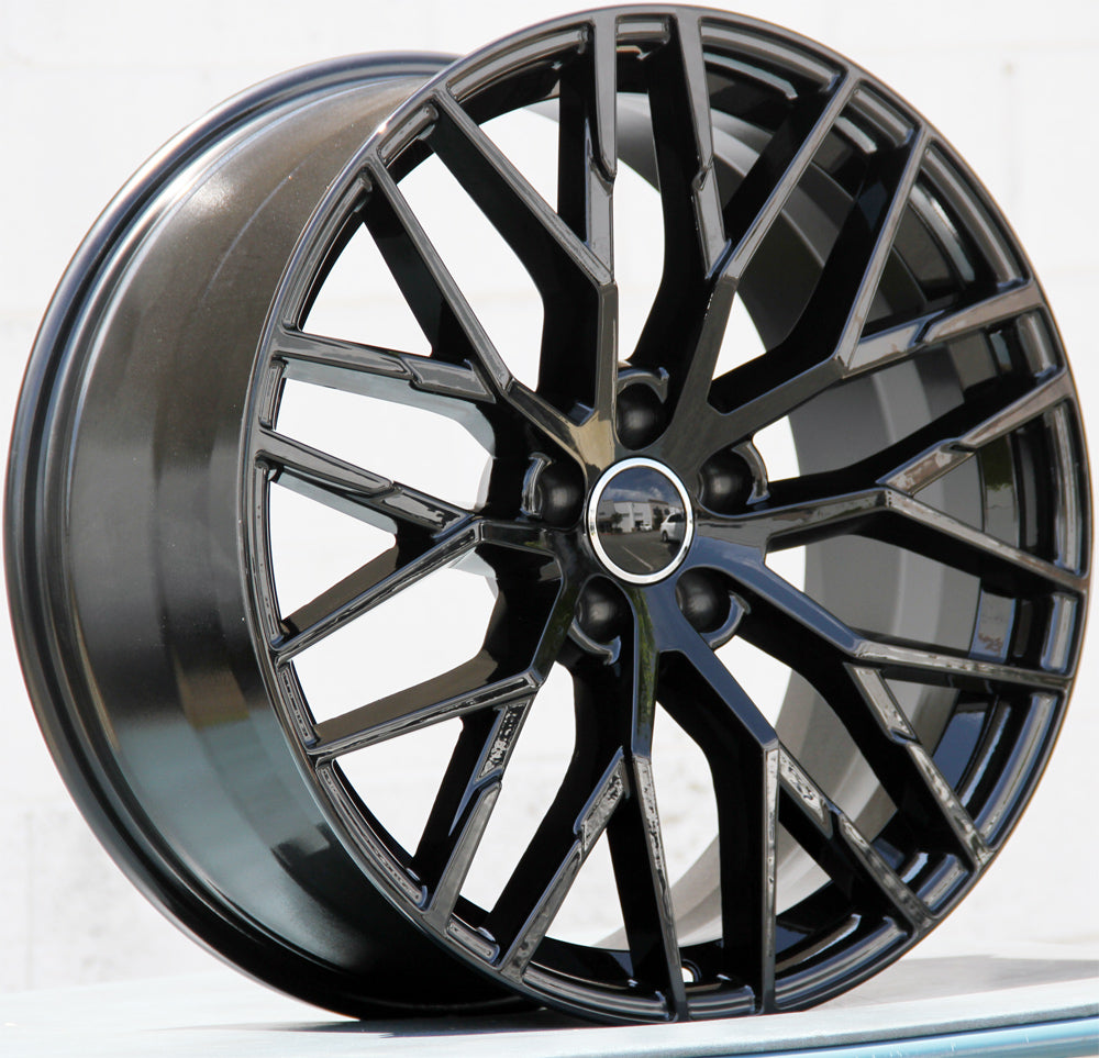 Audi Wheels 1349 21x9.5 5x112 Black fit A5 S5 A6 S6 A7 A8 Q3 Q5