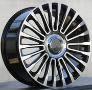 Land Rover Wheels 1362 22x9.5 5x108 Black Machined fit Range Rover Evoque Velar Discovery Sport