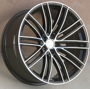 Porsche Wheels 1381 21x9.5/21x10 5x112 Black Machined fit Macan S GTS Turbo