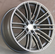 Porsche Wheels 1381 21x9.5/21x10 5x112 Gunmetal Machined fit Macan S GTS Turbo