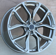 Land Rover Wheels 1386 22x10 5x120 Dark Gunmetal fit Range Rover Sport SVR HSE Autobiography Discovery