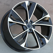 Audi Wheels 5671 21x9.0 5x112 Black Machined fit A5 S5 A6 S6 A7 A8 Q3 Q5 SQ5 RS