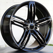 Audi Wheels 5257 22x9.5 5x130 Black fit Q7 VW Touareg