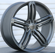Audi Wheels 5257 22x9.5 5x130 Matte Gunmetal fit Q7 VW Touareg