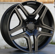 Mercedes Benz Wheels 5346 21x10 5x112 Matte Black fit ML GL Class 320 350 450 500 550