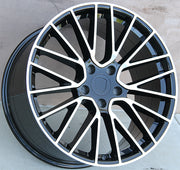 Porsche Wheels 5351 20x9 5x130 Black Machined fit Cayenne S GTS Turbo