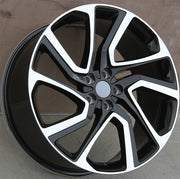 Land Rover Wheels 5352 22x9.5 5x120 Black Machined fit Range Rover Sport SVR HSE Autobiography Discovery