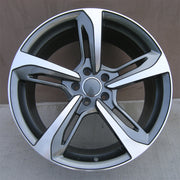 Audi Wheels 5453 20x9 5x112 Gunmetal Machined fit A4 S4 A5 S5 A6 S6 A7 A8 Q3 Q5 TT