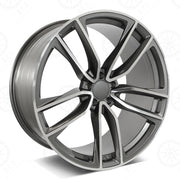 Mercedes Benz Wheels 5461 19x8.5/19x9.5 5x112 Gunmetal Machined fit A Class B Class C Class 180 200 220 300 400