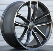 Audi Wheels 5597 19x8.5 5x112 Gunmetal Machined fit A3 S3 A4 S4 A5 S5 A6 Q3 Q5