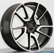 Mercedes Benz Wheels 5625 19x8/19x9 5x112 Black Machined fit A Class B Class C Class 180 200 220 300 400