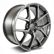 Mercedes Benz Wheels 5626 19x8 5x112 Gunmetal Machined fit A Class B Class C Class 180 200 220 300 400