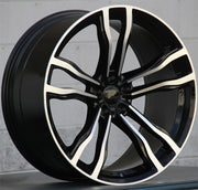 5623 22x10 & 22x11 5x120 ET32 Black Machined fit BMW X5 X6 X5M X6M