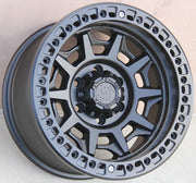 Toyota Wheels P694 17x8 6x139.7 Matte Black Forged Beadlock fit 4Runner FJ Cruiser Tacoma