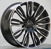 Land Rover Wheels 9034 21x9.5 5x108 Black Machined fit Range Rover Evoque Velar Discovery Sport