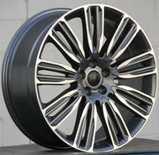 Land Rover Wheels 9034 21x9.5 5x108 Gunmetal Machined fit Range Rover Evoque Velar Discovery Sport