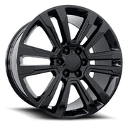 Chevy Wheels RP10 24x10 6x139.7 Gloss Black fit Silverado Tahoe Suburban