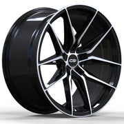 OS Si04 Wheels 20x9.0 & 20x10 5x112 ET32 Black Machined Fit BMW 3Series 5Series 6Series 7Series