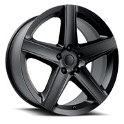 Jeep Wheels V1169 22x9 5x127 Matte Black fit Grand Cherokee Wrangler SRT8 Style