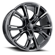 Dodge Wheels V1171 20x9 5x127 PVD Dark Chrome fit Durango Grand Caravan Journey SRT Style