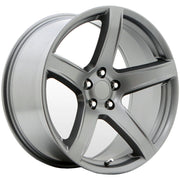Chrysler Wheels V1185 22x9.5/22x10.5 5x115 Matte Vapor fit Charger Challenger Hellcat Style