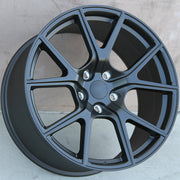 Jeep Wheels FR75 20x10 5x127 Matte Black fit Grand Cherokee Wrangler Trackhawk Style