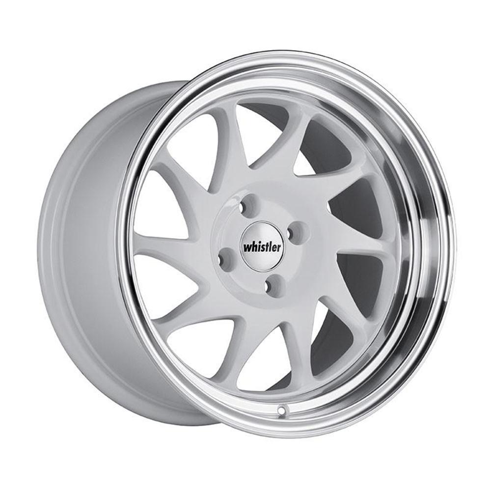 respect断捨離中　 Whistler 18インチタイヤホイール1/4 Whistler Wheels KR7 White Machined Lip – WheelplusUSA