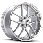 XIX Wheels X61 Silver Machined Stainless Steel Lip