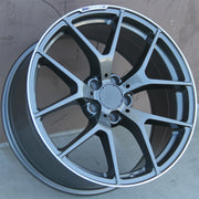Mercedes Benz Wheels 1328 18x8.5/18x9.5 5x112 Gunmetal Machined fit C E CL CLK SLK S Class 300 350 450 550