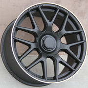 Mercedes Benz Wheels 5318 19x8.5/19x9.5 5x112 Black Machined fit A Class B Class C Class E Class 180 200 220 250 300 350 400