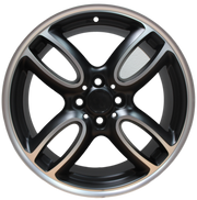 Mini Wheels 405 17x7 4x100 Black Machined fit Mini Cooper Clubman
