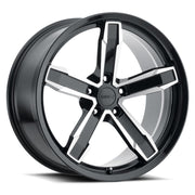 Chevy Wheels Iroc-Z 20x10/20x11 5x120 Black Machined fit Camaro LS LT SS ZL1 1LE Iroc-Z