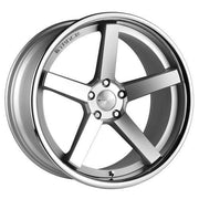 Stance Wheels SC5 Matte Silver Chrome Lip