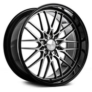 Ace Alloy Wheels AFF04 Gloss Black With Diamond Cut Face With Gloss Black Lip