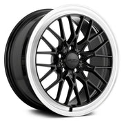 Ace Alloy Wheels AFF04 Gloss Piano Black Diamond Lip