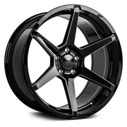 Ace Alloy Wheels AFF06 Gloss Black Milled