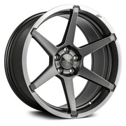 Ace Alloy Wheels AFF06 Titanium Milled With Machined Lip