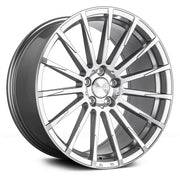 Ace Alloy Wheels Devotion Metallic Silver Machined Face
