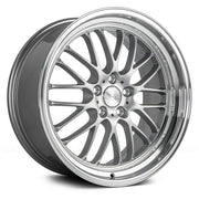 Ace Alloy Wheels SL-M Matte Silver With Diamond Cut Lip
