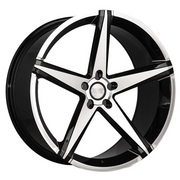 Concept One Wheels CSM02 Black Machined