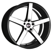 STR Wheels STR607 Black Machined Face