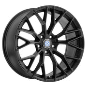 Beyern Wheels Antler Matte Black Gloss Black Face